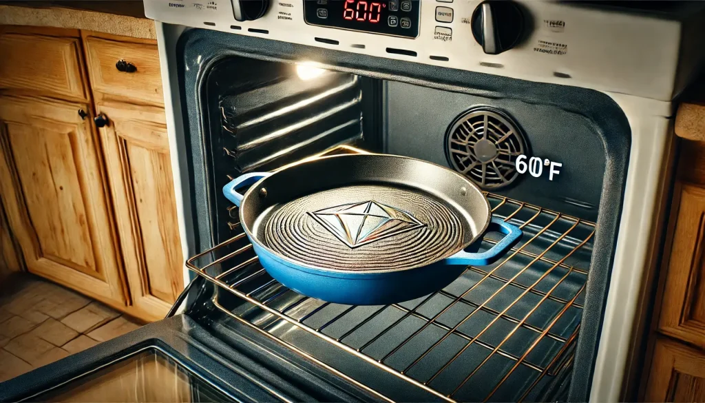 Blue Diamond Pans in the Oven