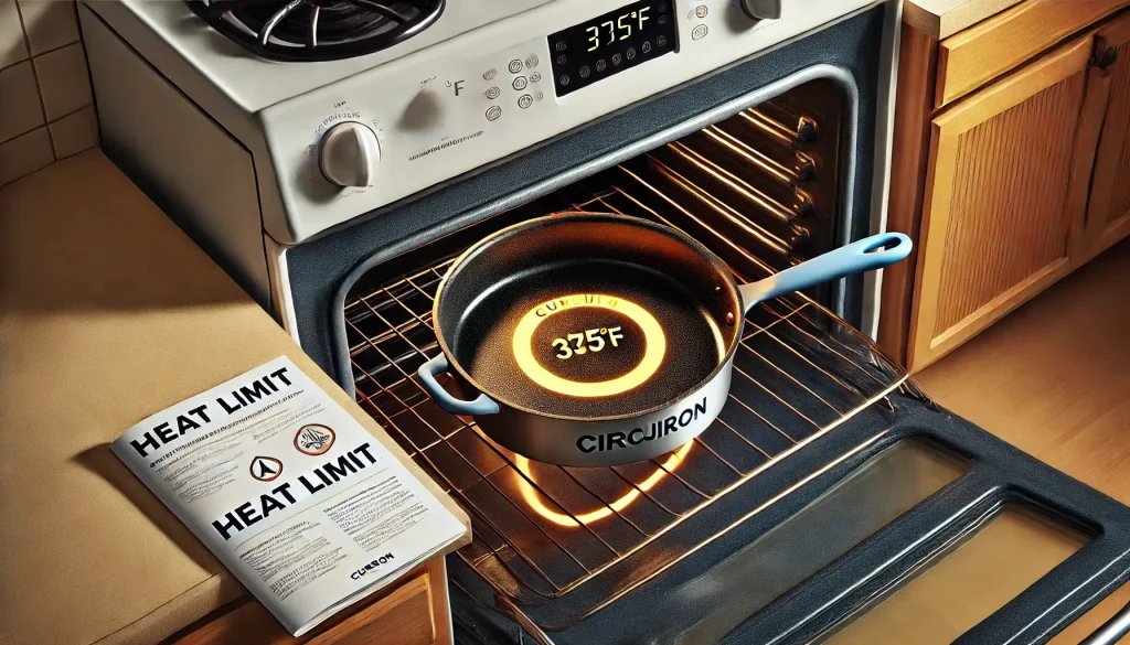 Can circulon pans with rubber handles go in the oven