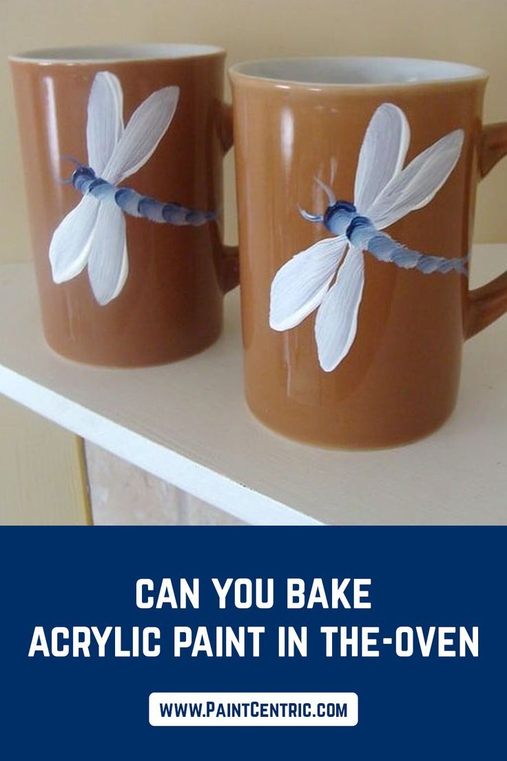 Can You Put Acrylic Paint in the Oven