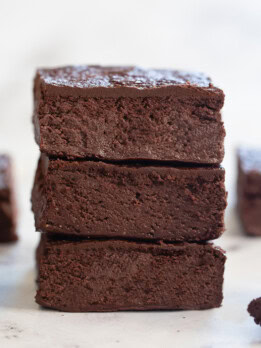 3 Ingredient Brownies No Oven