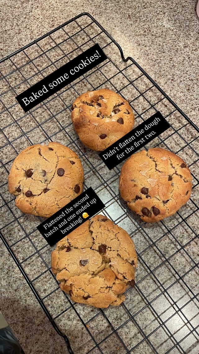 Cookies Not Flattening in Oven