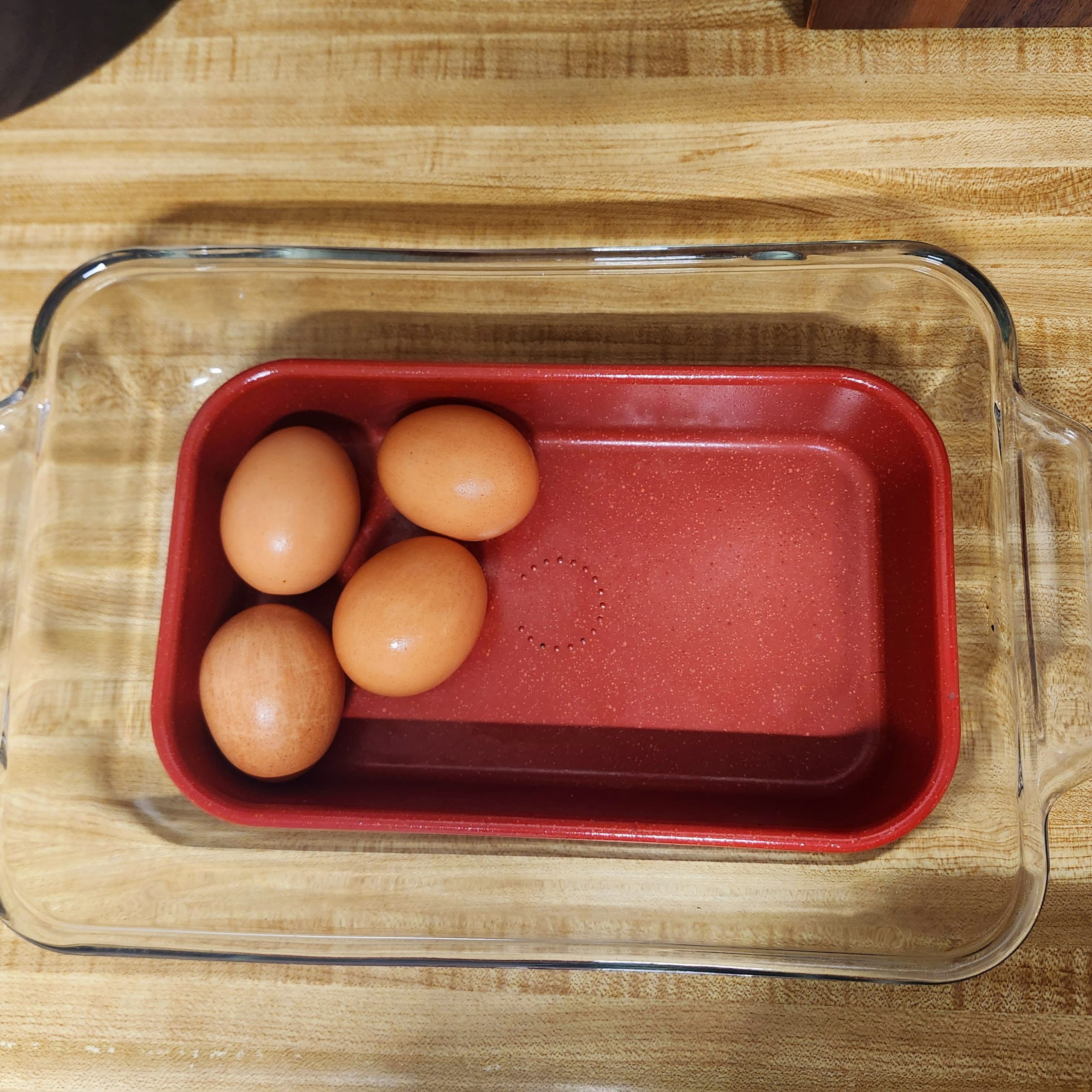 Hard Boiled Eggs in Oven No Shell